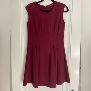 Comptoir Des Cotonniers Burgundy Dress